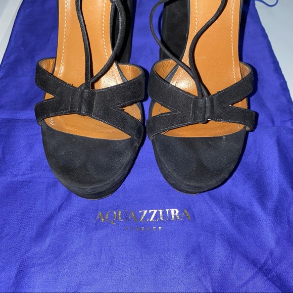 ✖️SOLD✖️Aquazzura Beverly Hills black sandal 8.5 - Picture 10 of 10
